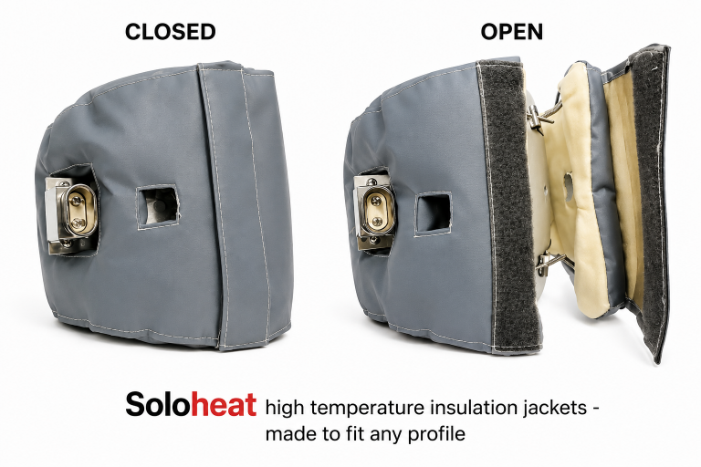 Soloheat insulation jackets opening view
